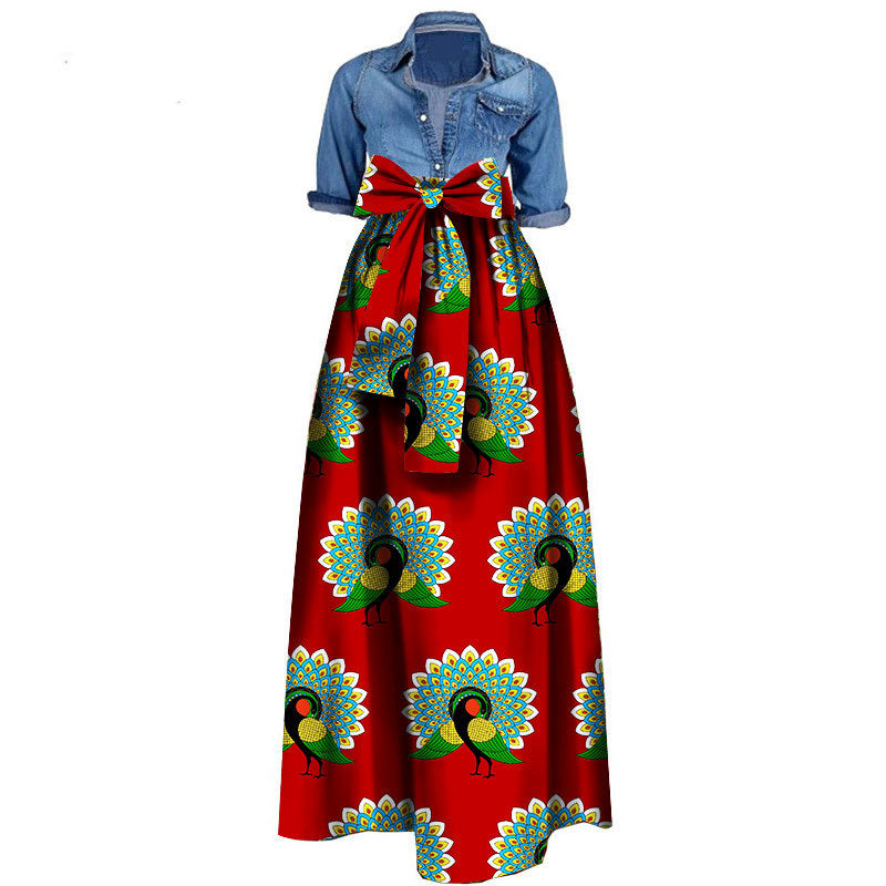 Gonna Africana da Donna in Cotone: Stampa Batik Elegante